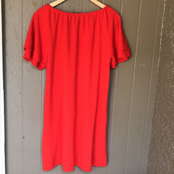 Madewell TeXTURE & Thread tiered sleeve dress - Picture 6 of 11